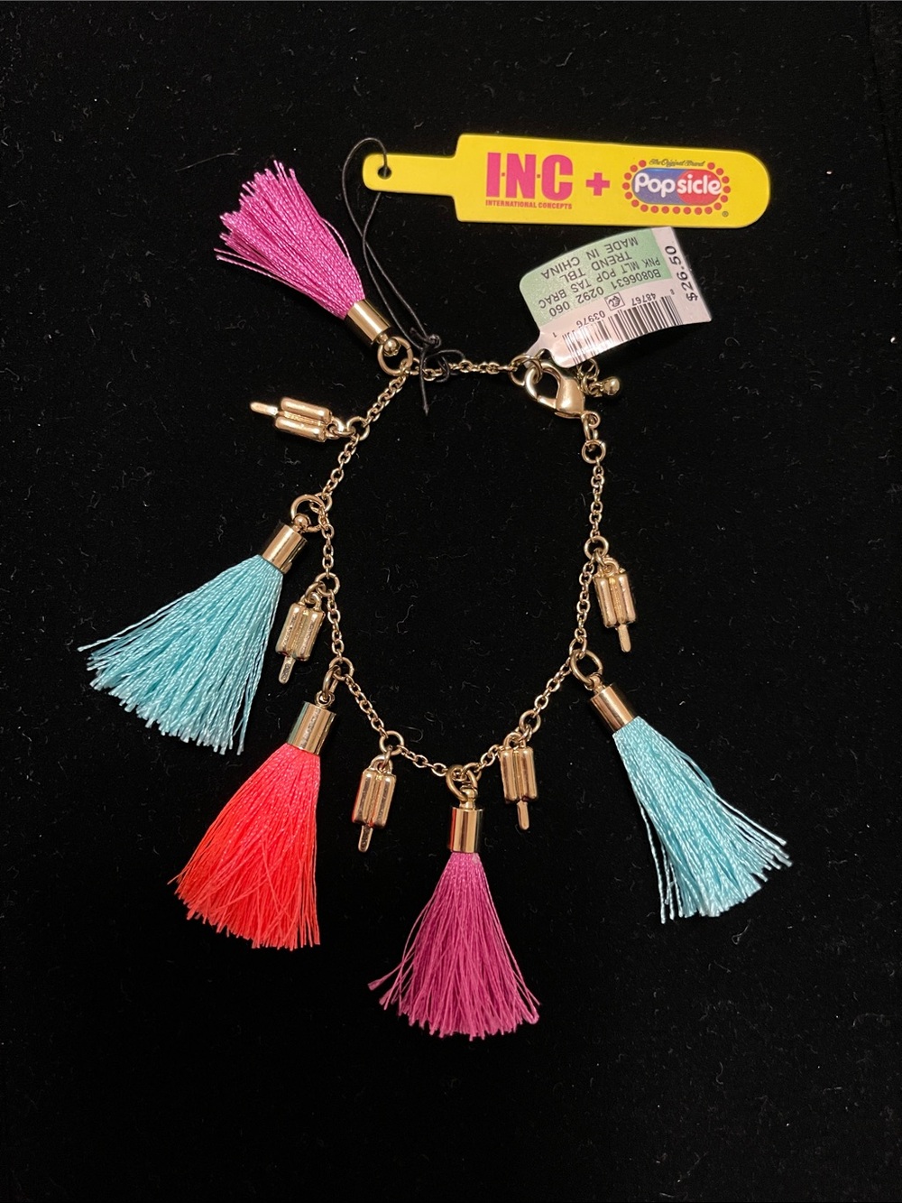 I•N•C + Popsicle tassel bracelet NWT